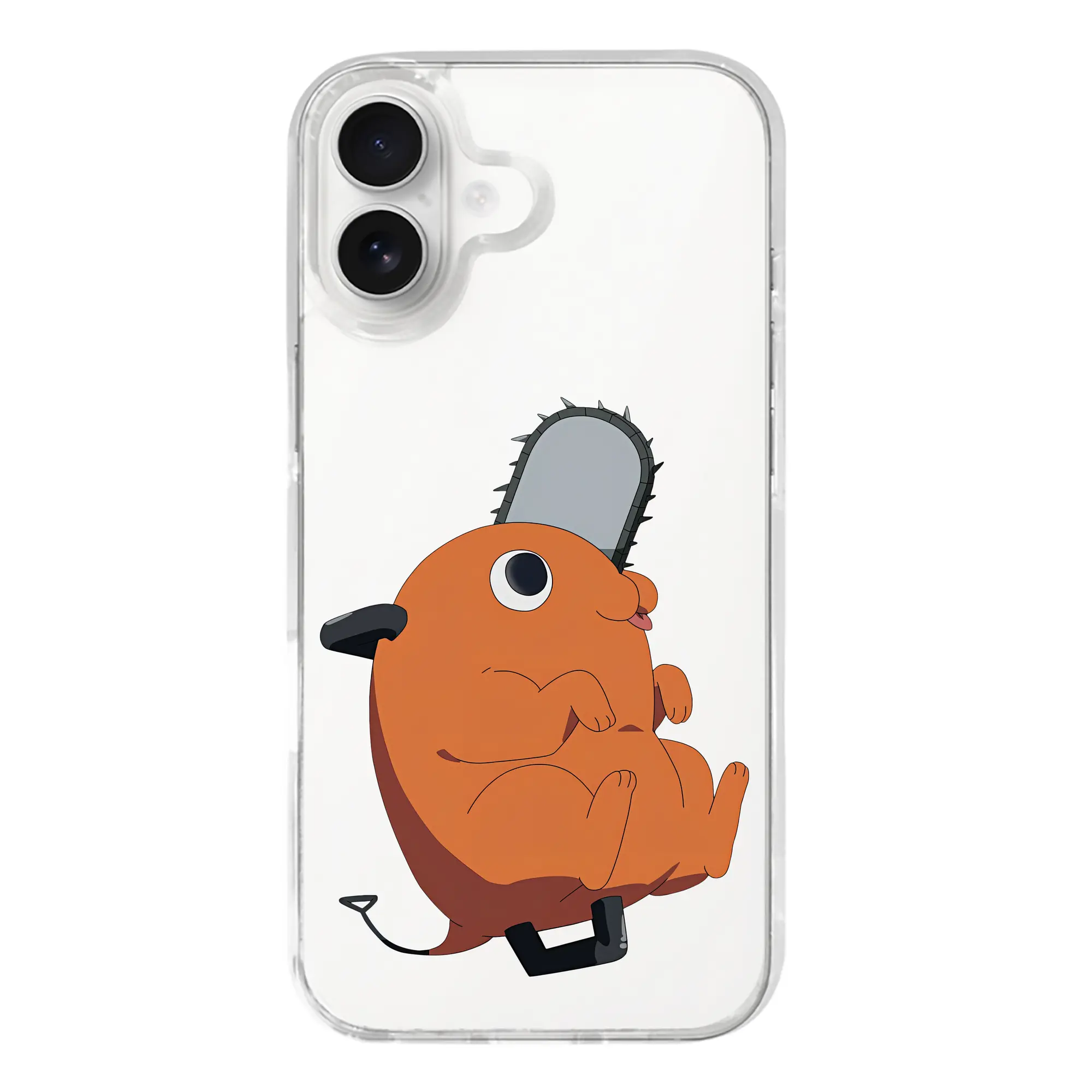 チェンソーマン グッズ,ポチタ - iPhone 17シリーズ 透明スマホケース – 薄型・耐衝撃・精密フィット保護カバー